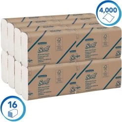 Kimberly-Clark Papierhandtücher Scott, 1804, 1-lagig, Multifold-Falz, 23,5 X 23,0cm, 4000 Stück -Heimtextilien 176f51e76eae8d3133175d04a96d9b812e5972da papierhandtuecher scott 1804