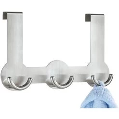 Wenko Kleiderhaken Rondo, 4468040100, Für Die Tür, Silber, Edelstahl, 6 Haken -Heimtextilien 1ae51ae5815567e3c4bde0a3baf56a5cde7475c4 kleiderhaken wenko rondo 4468040100