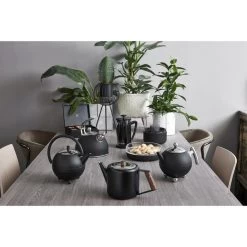 Bredemeijer Tee-Kanne Boston, Edelstahl, Doppelwandig, Schwarz Matt, 1,1 L -Heimtextilien 1d413e0c1eed887343ae233186807899a36be2e2 tee kanne bredemeijer boston edelstahl