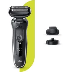 Braun Elektrorasierer Series 5 50-W4200cs, Weiß, Wet & Dry, Mit EasyClick-Präzisionstrimmer