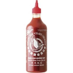FlyingGoose Chilisauce Sriracha, Sehr Scharf, 730ml