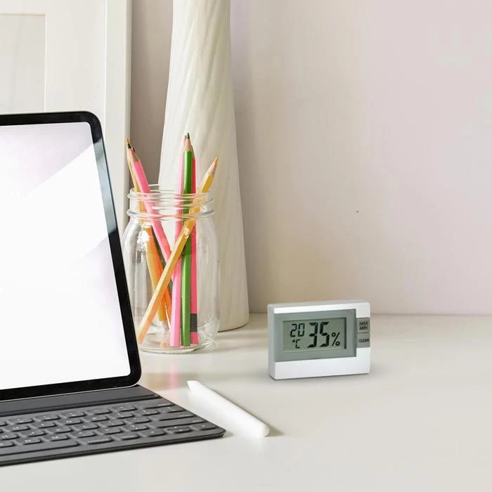 TFA Thermo-Hygrometer 30.5005.02 Digital, Weiß 4 TFA Thermo-Hygrometer 30.5005.02 Digital, Weiß – Bild 2