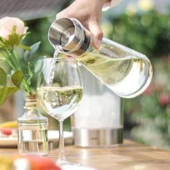 Emsa Karaffe Flow Slim Carafe 515675, Mit Deckel, 1 Liter -Heimtextilien 427ae462166dcbc4812e8107d6cceef42c3b5aa3 karaffe emsa flow slim carafe 515675