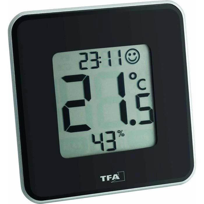 TFA Thermo-Hygrometer 30.5021.01 Style Digital, Für Innen, Schwarz 3 TFA Thermo-Hygrometer 30.5021.01 Style Digital, Für Innen, Schwarz