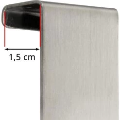 Böttcher-AG Kleiderhaken Für Die Tür, Edelstahl, Silber, 2 Haken, 4 Stück -Heimtextilien 4d273a08a5363288c39a9bcf8754efa22671acd7 kleiderhaken boettcher ag fuer die tuer