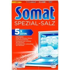 Somat Spülmaschinensalz, Spezial Salz, Gegen Kalk, Grobkörnig, 1,2kg