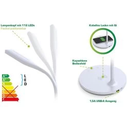 InLine Schreibtischlampe SmartHome Schwarz LED, Dimmbar, USB, QI-Ladegerät, App-fähig, Standfuß 13 InLine Schreibtischlampe SmartHome Schwarz LED, Dimmbar, USB, QI-Ladegerät, App-fähig, Standfuß -Heimtextilien 570257b23f4d15ba5d0cdcaa0e4013308bbbdfcf schreibtischlampe inline smarthome led schwarz