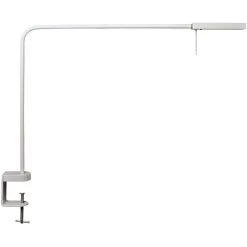 Luxo Schreibtischlampe Ninety LED, Dimmbar, Weiß, Mit Tischklemme
