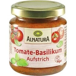 Alnatura Brotaufstrich Aufstrich BIO, Tomate-Basilikum, 110g