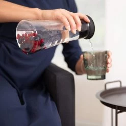 Relaxdays Karaffe 10023434 Zylindrisch, Mit Deckel, 1 Liter -Heimtextilien 85b8a73f0b7afe8c8ccd8ce7f7d8b20ece81a3ba karaffe relaxdays 10023434 zylindrisch