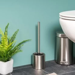 Bremermann WC-Bürste WC-Garnitur, Silber, Bürstenhalter Aus Edelstahl, Inkl. 3 Ersatzköpfe -Heimtextilien 926354b93a41e9b933a28411b7b4f9f8a49e939c wc buerste bremermann wc garnitur silber