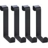 Wenko Kleiderhaken 23175100, Für Die Tür, Schwarz, Metall, 1 Haken, 4 Stück 1 Wenko Kleiderhaken 23175100, Für Die Tür, Schwarz, Metall, 1 Haken, 4 Stück -Heimtextilien 981c331a49a3f0563d56b18eba39ee6a2e3425e4 kleiderhaken wenko 23175100