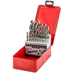 Fischer Bohrer HSS-G, 536605, 25-teiliges Set, 1-13mm, HSS-G Metallbohrer