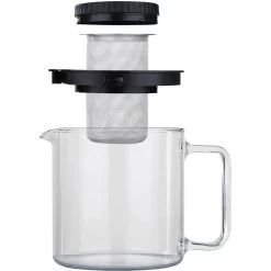 Bohemia-Cristal Tee-Kanne Simax 022 009 001, Glas, Mit Metall-Sieb, Transparent, 1,3 L -Heimtextilien a55e814ca22d3989bd1c6c217cd16641d8386286 tee kanne bohemia cristal simax 022 009 001 glas