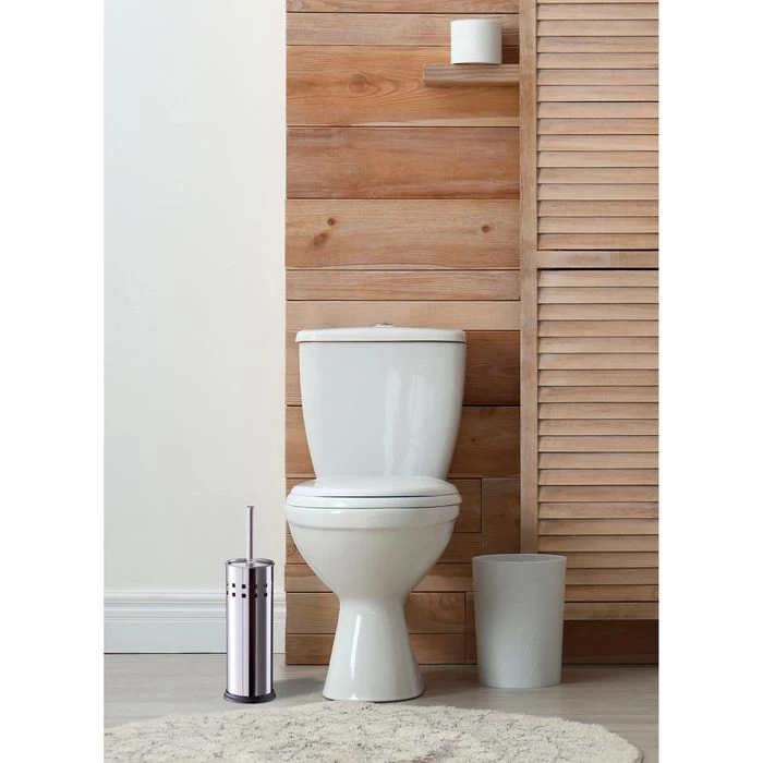 Zeller WC-Bürste Silber, Bürstenhalter Aus Edelstahl 4 Zeller WC-Bürste Silber, Bürstenhalter Aus Edelstahl – Bild 2