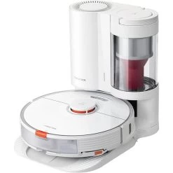 Roborock Saugroboter S7+, Mit Absaugstation, Weiß, Ladestation, Wischfunktion, Laufzeit 180 Minuten