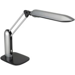 Eschenbach Schreibtischlampe Pure VisionLED, Silber, Mit Standfuß