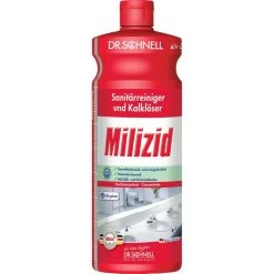 Dr.Schnell Badreiniger Milizid Original, Sanitärreiniger, Gegen Kalk Und Schmutz, 1 Liter