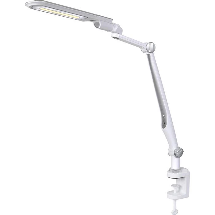Hansa Schreibtischlampe LED Multiflex, Dimmbar, Silber, Standfuß Und Klemme 4 Hansa Schreibtischlampe LED Multiflex, Dimmbar, Silber, Standfuß Und Klemme – Bild 2