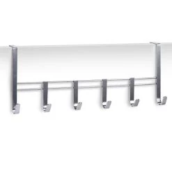 Zeller Kleiderhaken 13897, Für Die Tür, Silber, Metall Verchromt, 6 Haken 6 Zeller Kleiderhaken 13897, Für Die Tür, Silber, Metall Verchromt, 6 Haken -Heimtextilien c1a039109f64e80595a7f7a40ea885111cc36d2c kleiderhaken zeller 13897