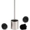 Bremermann WC-Bürste WC-Garnitur, Silber, Bürstenhalter Aus Edelstahl, Inkl. 3 Ersatzköpfe -Heimtextilien c523ad0d048cdff63afe58d387398527fc28031a wc buerste bremermann wc garnitur silber