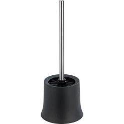 Wenko WC-Bürste Basic, Schwarz, Bürstenhalter Aus Kunststoff