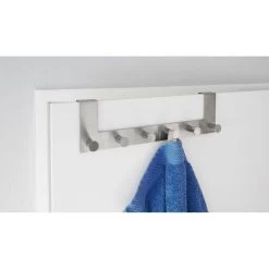 Böttcher-AG Kleiderhaken Für Die Tür, Edelstahl, Silber, 6 Haken -Heimtextilien d0d1f515dcae0f59ecfe47b86dc708b58577c6c1 kleiderhaken boettcher ag fuer die tuer