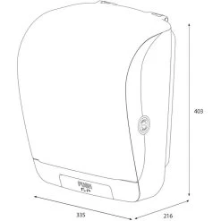 Katrin Handtuchspender Inclusive, 90045, Kunststoff, Für 800 Falthandtücher, Weiß -Heimtextilien d4cd9f6b3d3809906c77d2b0bbce5b9dce83d7e9 handtuchspender katrin inclusive 90045