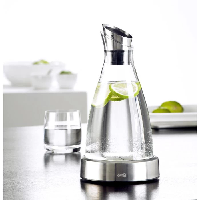 Emsa Karaffe Flow 505219, Mit Kühlstation Und Deckel, 1 Liter 7 Emsa Karaffe Flow 505219, Mit Kühlstation Und Deckel, 1 Liter – Bild 5