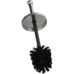 Relaxdays WC-Bürste Rund, Silber, Bürstenhalter Aus Edelstahl -Heimtextilien e5d939e90aeee5daf8e1ca38a6111514548f5433 wc buerste relaxdays rund silber