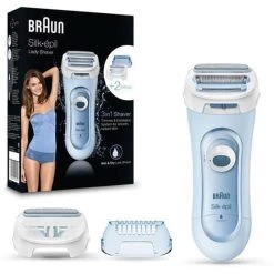 Braun Elektrorasierer Silk-epil Lady Shaver LS5160, Für Damen, Wet & Dry, Peeling- Und Trimmeraufsatz