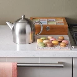 Bredemeijer Tee-Kanne Minuet Santhee, Edelstahl, Doppelwandig, Silber Matt, 1,4 L -Heimtextilien fb25b71698f8fffc095eff4ecabcd8e4d7ab0dc8 tee kanne bredemeijer minuet santhee edelstahl